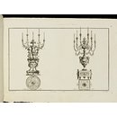 Cahier de Girandoles, Candelâbres et Lustres avec leurs plans; Oeuvres Diverses de Lalonde (Print)