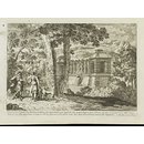 Fontaines & Jardins avec sujets d'Histoire, tires de la Fable, Inventés & gravés par J. le Pautre.  En Six Planches (Print)