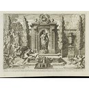 Fontaines & Jardins avec sujets d'Histoire, tires de la Fable, Inventés & gravés par J. le Pautre.  En Six Planches (Print)