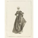 Woman standing seen from the back. Plate 250 Figures de differents caracteres. (Prints)