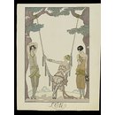 Falbalas et Fanfreluches.  Almanach des  modes...; L'Eté (Fashion plate)