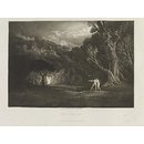 Paradise - with the approach of the Archangel Michael (Print)