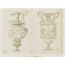 Design for a ewer and a vase (Drawing)