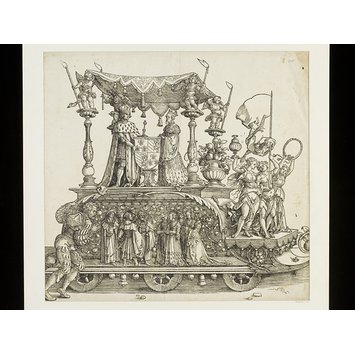Woodcut - Triumph of the Emperor Maximilian I