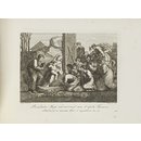 Raccolta di Cinqantadue Quadretti Dipinti a fresco da Raffaelle. Roma, 1820.; Jacob and Rachel at the Well (Print)