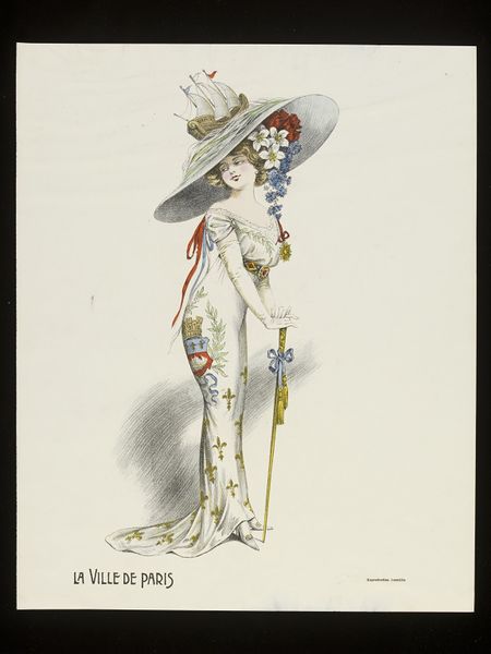 Fancy dress fashion plate