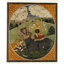 Durga killing Mahishasura (Painting) Durga killing Mahishasura (Painting)