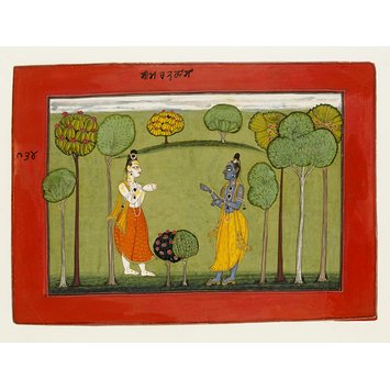 Painting - Rama pining for Sita Painting - Rama pining for Sita