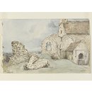 The Old Parish Church at Hove (Watercolour)