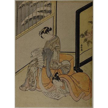 Woodblock print Woodblock print