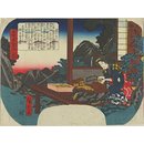 Kiso no Oroku Combs; A Compendium of Famous Artisans (Woodblock print)