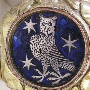 Figure 5. (707-1884) Detail of plaque, after treatment (Photography by Fi Jordan)