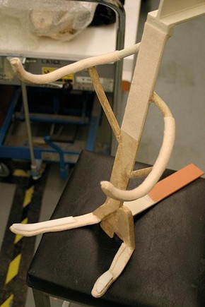 Figure 5. Finished mount for headless figure (Photography by John Dowling)