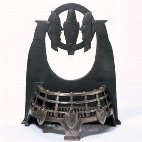 Cast iron 'Melchett' firebasket, by Charles Sargeant Jagger, 1930. Museum no. M.16-2005