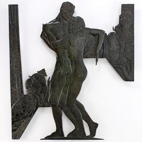 Bronze 'Scandal' relief, by Charles Sargeant Jagger, England, UK, 1930. Museum no. A.1-2008