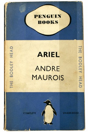 Front cover of 'Ariel' by Andre Maurois, published by Penguin, 1935. Museum no. LOAN:PENGUIN BOOKS