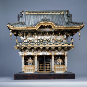Model of Yomei-mon gate at Nikko, Japan, 1875-1900. Museum no. W.5-1918