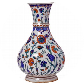 Vase, Iznik, Turkey, about 1575. Museum no. 232-1876