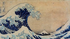 'The Great Wave' By Katsushika Hokusai, about 1830–1. Museum no. E.4823-1916