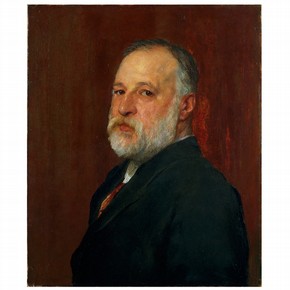 Constantine Alexander Ionides, oil painting by George Frederick Watts, UK, 1880. Museum no. CAI.1141