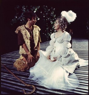 Janet Baker and James Bowman in Peter Hall’s Glyndebourne production of Francesco Cavalli’s La Calisto, 1970