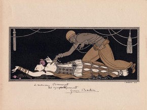 Illustration from Michel Fokine's ballet Schéhérazade, 1913. Museum no. S.15-2001