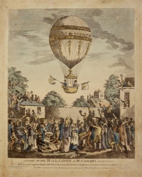 Mr Sadler's balloon, date unknown