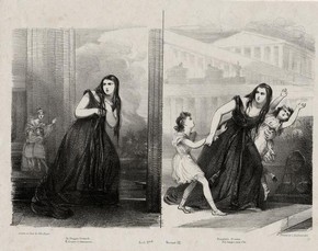 Giuditta Pasta as Medea in Mayr's opera Medea, 1827