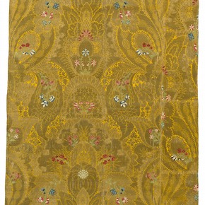 Part of a silk canopy, Spitalfields, London, England. Museum no. T.184-1975