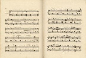 Mazeppa sheet music, colour lithographic print, London, around 1865