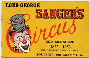 Sanger's Coronation programme, 1953