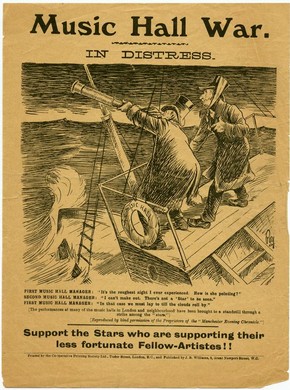 Music Hall strike leaflet, 1907