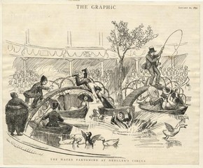 Hengler's Water Pantomime, 10 January 1891, Museum no. RP/176/1539