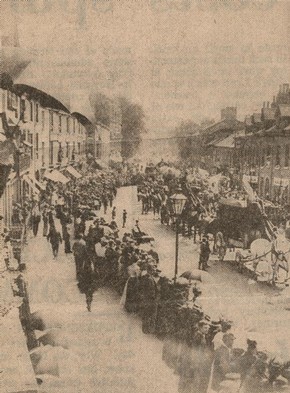 Barnum & Bailey's Circus parade, late 19th century