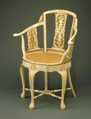 Ivory Chair, around 1785. Museum no. 1075-1882 (click image for larger version) 