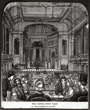 The Interior of Oxford Music Hall, London, late 19th century