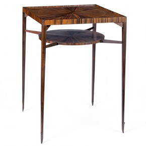 Wooden 'Spider' table, by Jacques-Emile Ruhlmann, Paris, France, 1918–19. Museum no. CIRC.328-1967