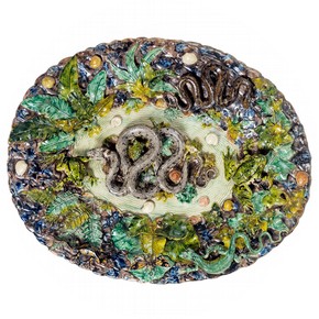 Dish, Joseph Landais, Tours, France, about 1855. Museum no. 2815-1856