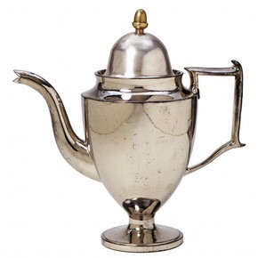Coffee pot, Staffordshire, England, 1810-1820. Museum no. C.125&A-1909