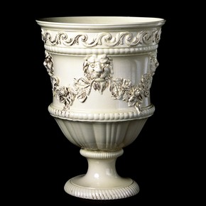 Vase, made at Josiah Wedgwood's factory, about 1765. Museum no. 3119-1853