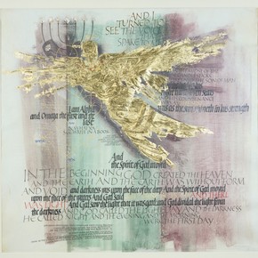 'Tree of Life', calligraphic manuscript by Donald Jackson, England, 1980. NAL MSL/1980/179