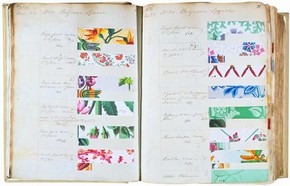 Cowtan & Son's order book (p.25-6), about 1836-41. Museum no. E.1864-1946