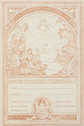 Label from 'The London Female School of Art Scrapbook of Handbills, Tickets, etc.', London, England, UK, about 1864. Museum no. NAL MARC21 NUMBER UNKNOWN