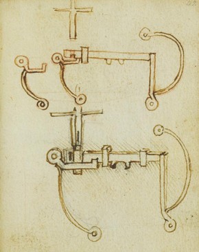Leonardo da Vinci, Forster Codex, Volume III, 42r, 1490-93. Museum no. F.141 Volume III R42 (Forster)