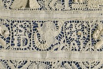 Sampler, Unknown, 1649. Museum no. T.115-1956. Given by Adm. Sir Robert and Lady Prendergast