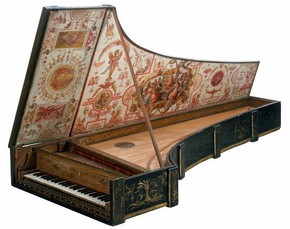 The Baffo Harpsichord, by Giovanni Antonio Baffo (active 1570–95), Venice, Italy, 1574. Museum no. 6007-1859