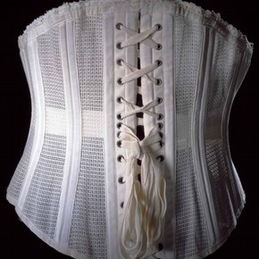 Corset, Aertex, 1888-1895. Museum no. T.234-1968