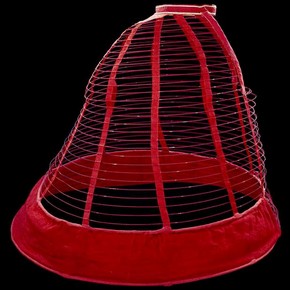 Crinoline cage, about 1860. Museum no. T.150-1986