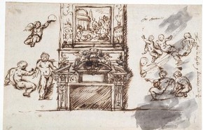 Inigo Jones, Drawings for the interior of Queen's House, Greenwich, © RIBA Library Drawings Collection