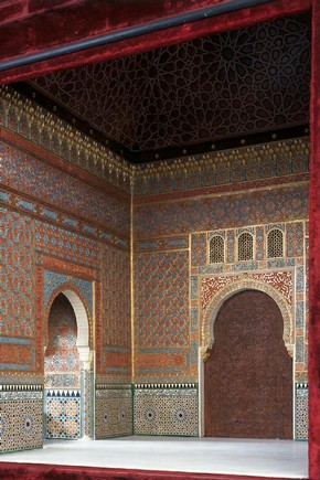 Model of Alhambra interior, Enrique Linares, Spain, 19th century. Museum no. A.26-1936